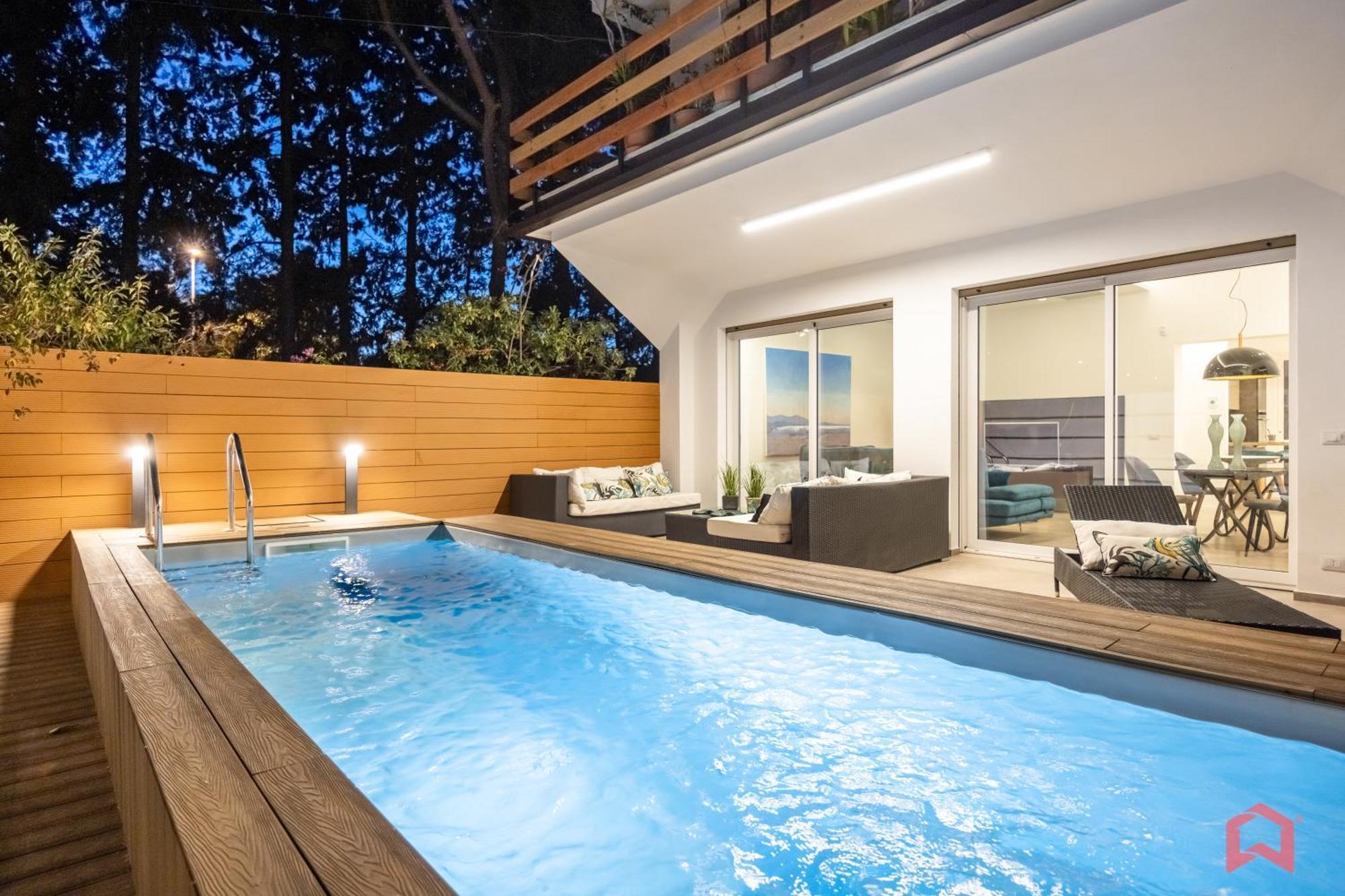 Appartamento In Villa Con Piscina Privata باليرمو المظهر الخارجي الصورة