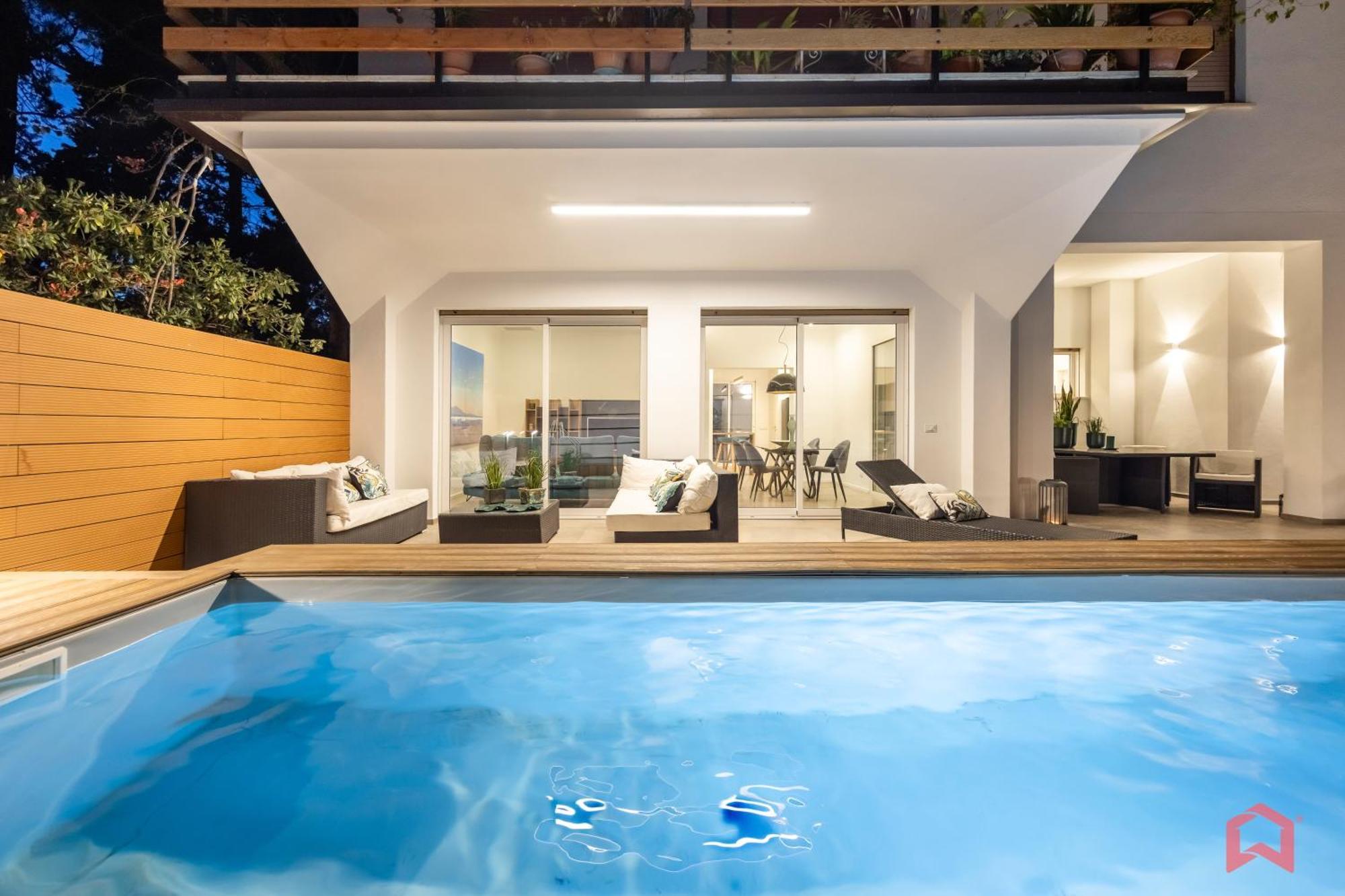Appartamento In Villa Con Piscina Privata باليرمو المظهر الخارجي الصورة