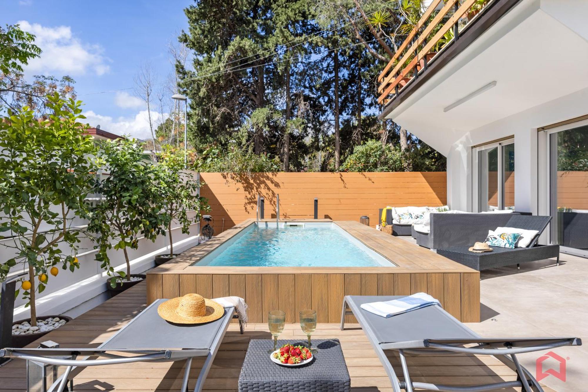 Appartamento In Villa Con Piscina Privata باليرمو المظهر الخارجي الصورة